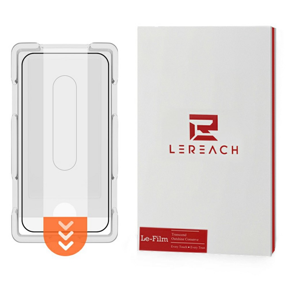 Lereach skjermbeskyttelsesfilm for Xiaomi Poco X8 Pro Max, Herdet glass, Full lim, Svart