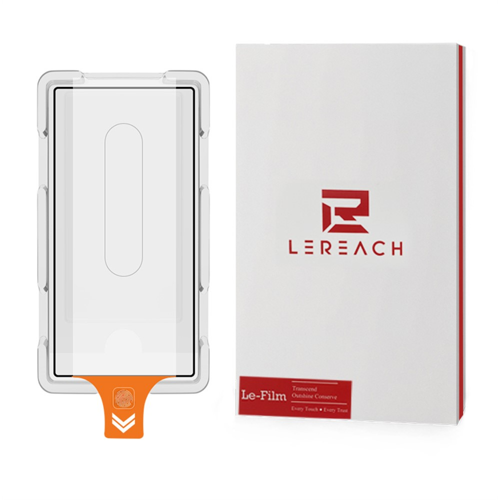 Lereach skjermbeskytter for ytre skjerm til Samsung Galaxy Z Fold8 Ultra F976 / Z Fold7 F966, herdet glass, full lim, svart