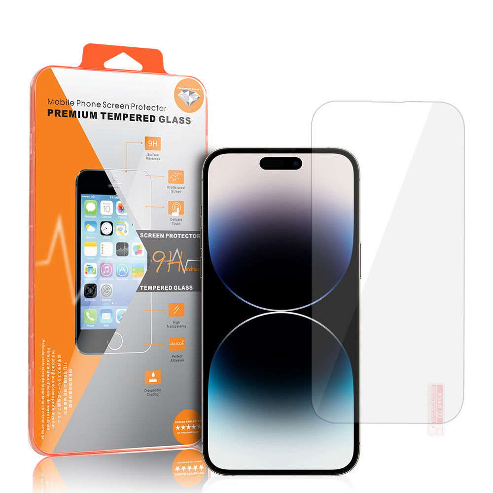 OEM Orange skjermbeskyttelse for Apple iPhone 18 Pro Max / 17 Pro Max / 16 Pro Max, Herdet glass, Full lim