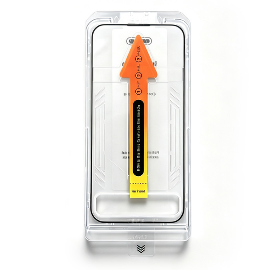 OEM Dust Free Easy Fit skjermbeskytter for Samsung Galaxy S26 S942, herdet glass, heldekkende lim, svart