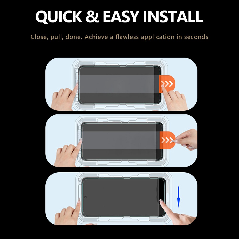 Privacy-skjermbeskytter Lereach for Xiaomi 17T Pro, Herdet glass, Full lim, Sett med 2 stk