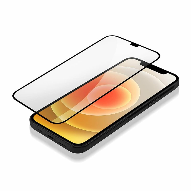 OEM OG Premium skjermbeskyttelsesfilm for Apple iPhone 11 / XR, Herdet glass, Full lim, Svart