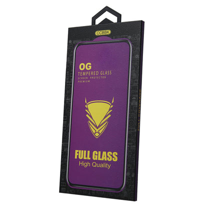 OEM OG Premium skjermbeskyttelsesfilm for Samsung Galaxy S23 S911 / S22 5G S901, Herdet glass, Full lim, Svart