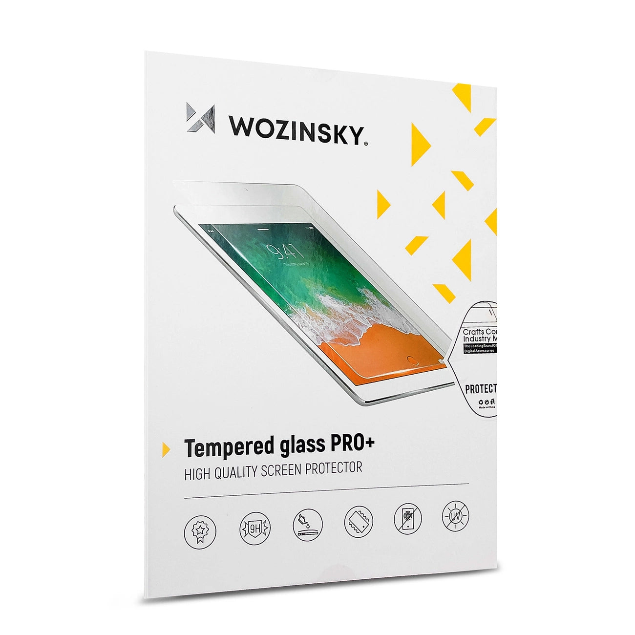 WZK skjermbeskyttelsesfilm for Apple iPad Air 11 (2026) / Air 11 (2025), Herdet glass, Full lim