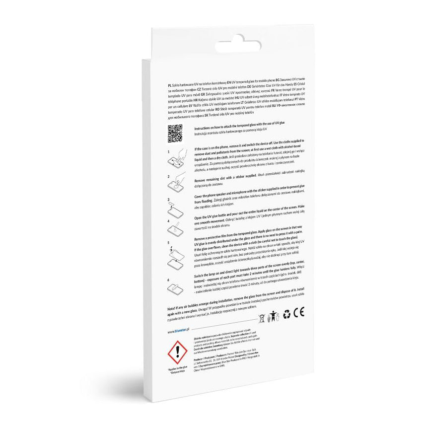 Blue Star skjermbeskytter for Samsung Galaxy S23 Ultra S918, UV-lim, Glass Secured, UV-lim 
