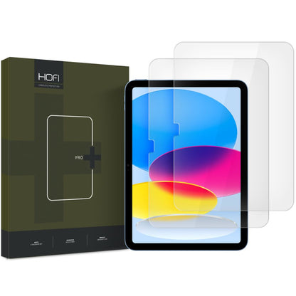 HOFI PRO+ skjermbeskyttelsesfilm for Apple iPad (2025) / (2022), Herdet glass, Full lim, Sett med 2 stk
