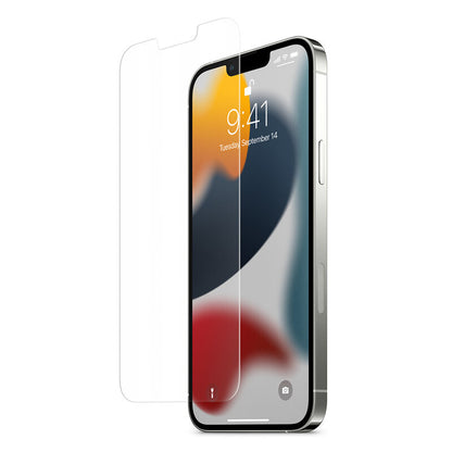 Skjermbeskytter Spigen GlastR EZ FIT for Apple iPhone 17e / 16e / 14 / 13 Pro, Herdet glass, Full lim, Sett med 2 stykker AGL03385