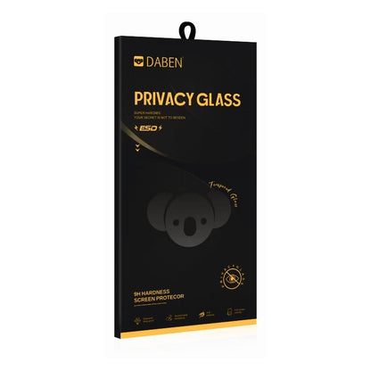 Privacy Bear skjermbeskyttelse for Apple iPhone 17e / 16e / 14 / 13 Pro, Herdet glass, Full lim