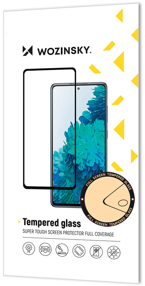 WZK skjermbeskyttelsesfilm for Samsung Galaxy S25 S931, Herdet glass, Full lim, Svart