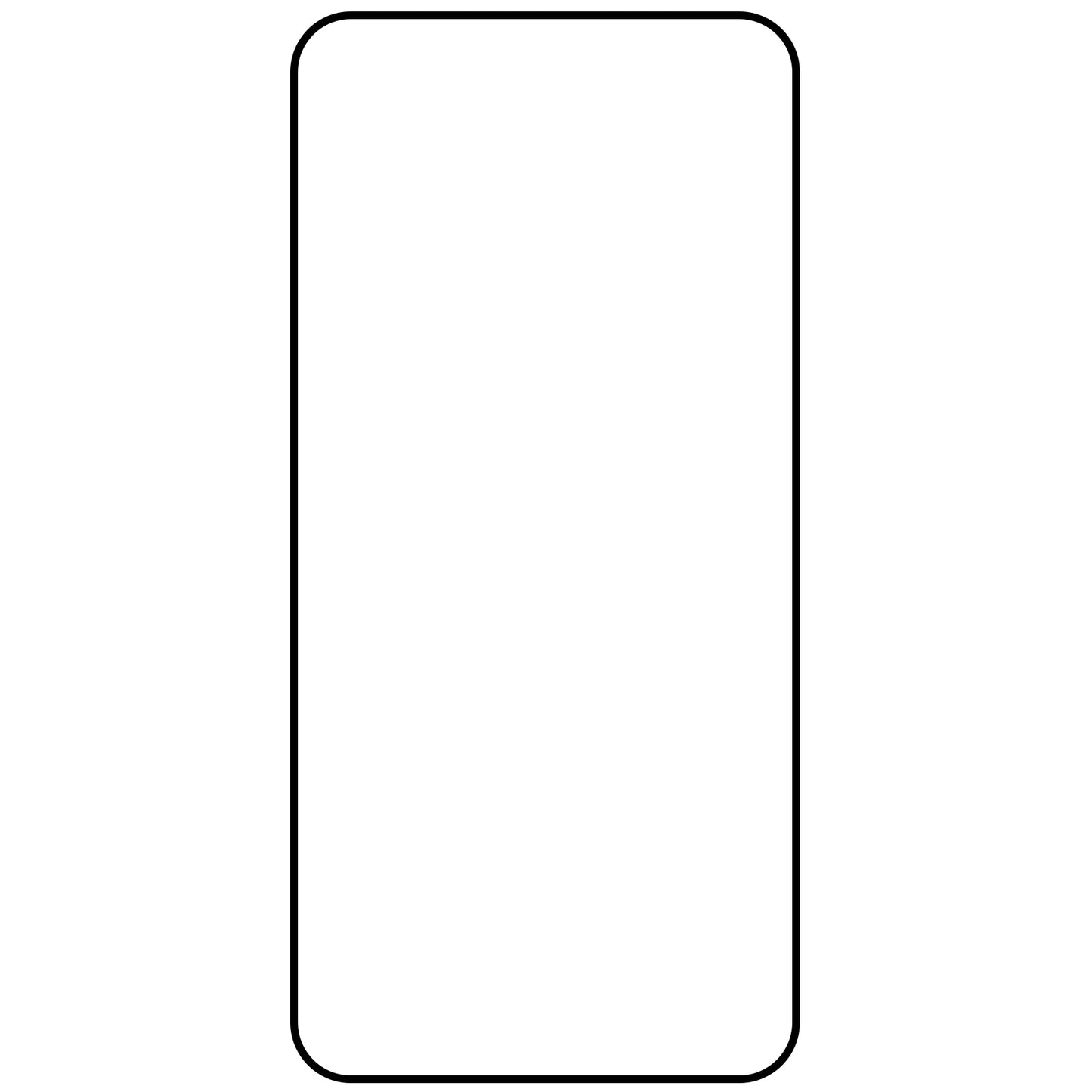 OEM skjermbeskyttelsesfilm for Samsung Galaxy A36 A366, Herdet glass, Full lim, 5D, Svart