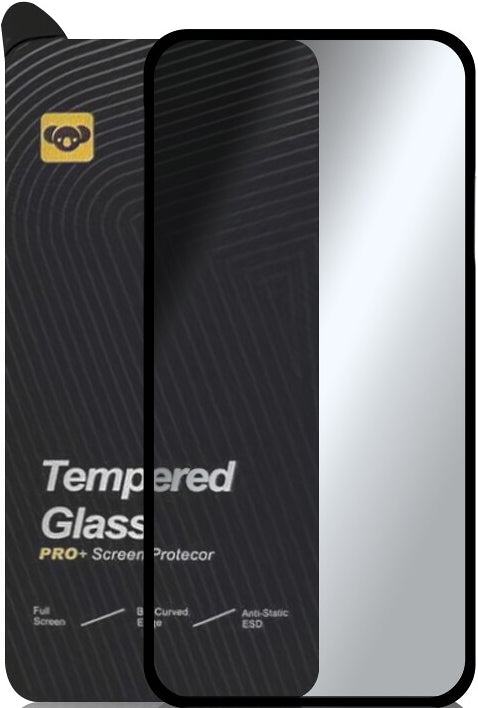 Skjermbeskyttelse Bear PRO+ for Realme C75 5G / 14x, Herdet Glass, Full Lim, Svart