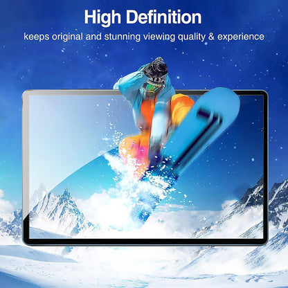 Lito Classic skjermbeskyttelsesfilm for Samsung Galaxy Tab S9 FE / Tab S9, Herdet glass, Full lim, 2.5D