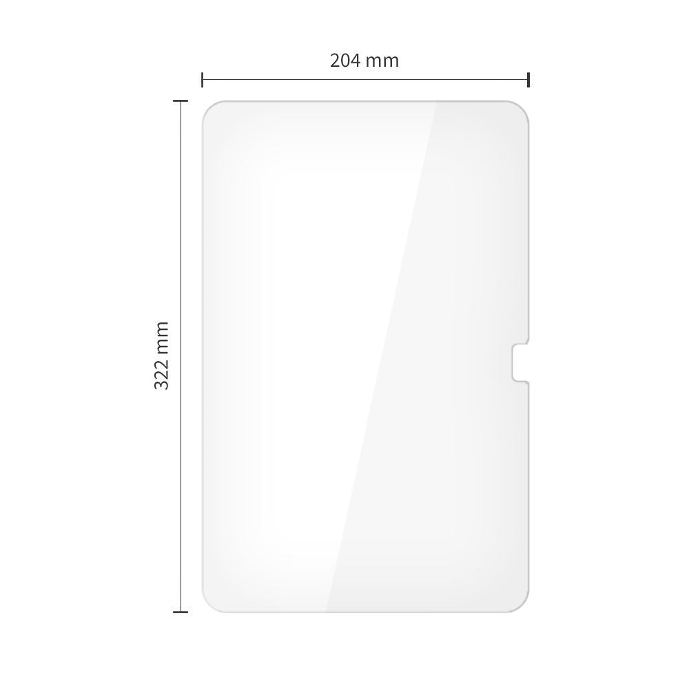 Skjermbeskytter Tech-Protect FIT+ for Samsung Galaxy Tab S11 Ultra / Tab S10 Ultra, Herdet glass, Full lim, Sett med 2 stykker, 2.5D