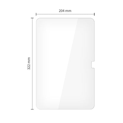 Skjermbeskytter Tech-Protect FIT+ for Samsung Galaxy Tab S11 Ultra / Tab S10 Ultra, Herdet glass, Full lim, Sett med 2 stykker, 2.5D