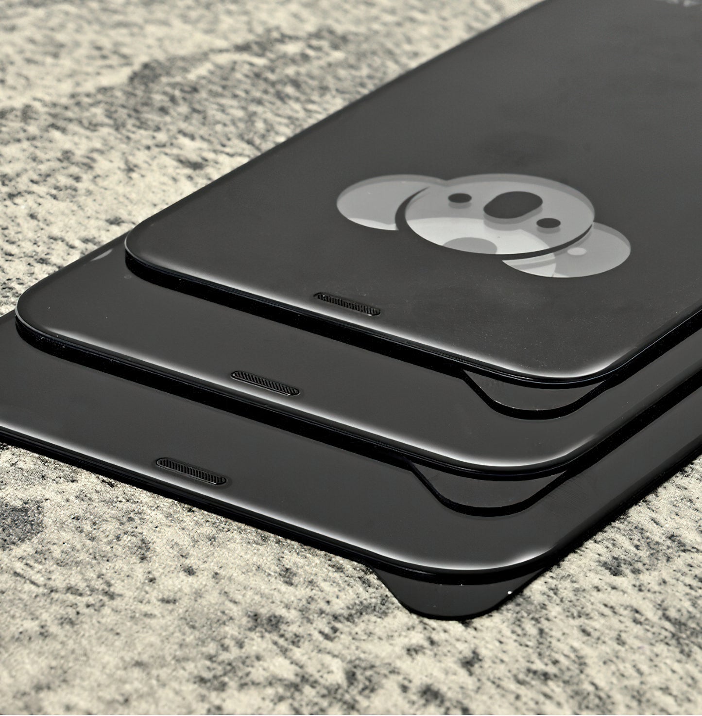 Privacy Bear skjermbeskyttelse for Apple iPhone 17 Pro, Herdet glass, Full lim