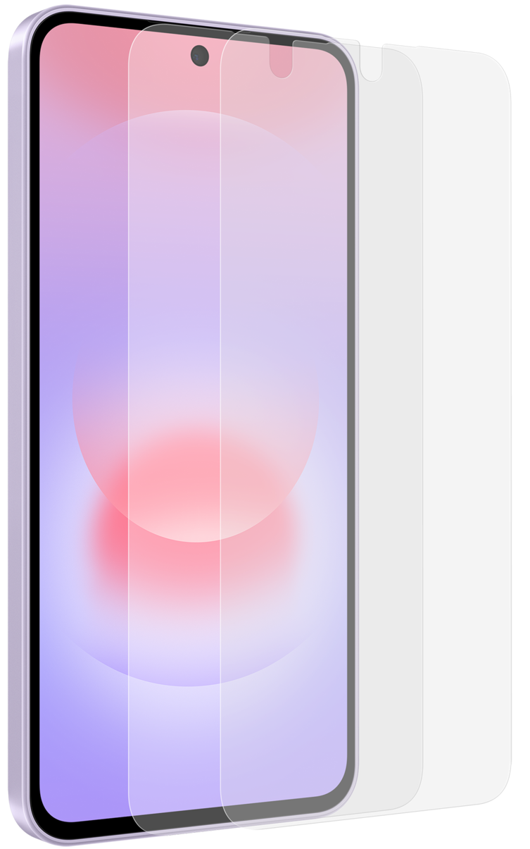 Skjermbeskyttelsesfilm Samsung for Galaxy A37 5G, Plast, Sett med 2 stykker EF-UA376CTEGWW