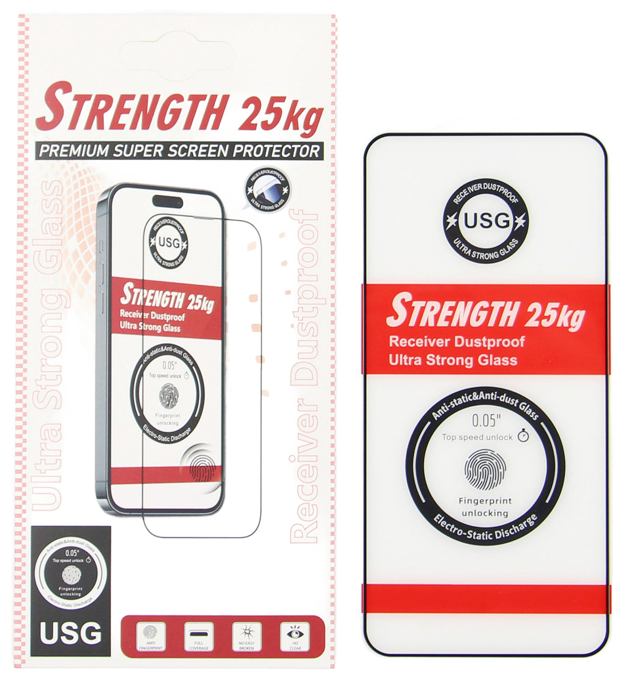 OEM Ultra Strong 25KG Skjermbeskyttelsesfilm for Samsung Galaxy S26 Ultra S948, Herdet Glass, Full Lim, 2.5D, Svart