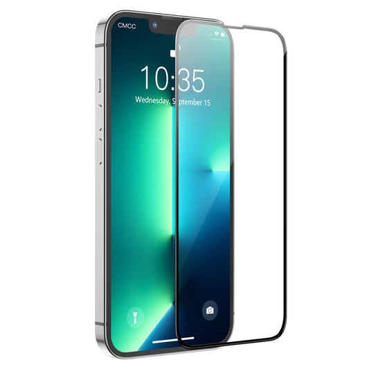 Skjermbeskytter HOCO G16 for Apple iPhone 14 Plus / 13 Pro Max, Herdet Glass, Full Lim, 5D, Svart