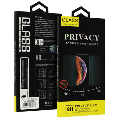 Privacy-skjermbeskytter OEM for Apple iPhone 17, Herdet glass, Full lim