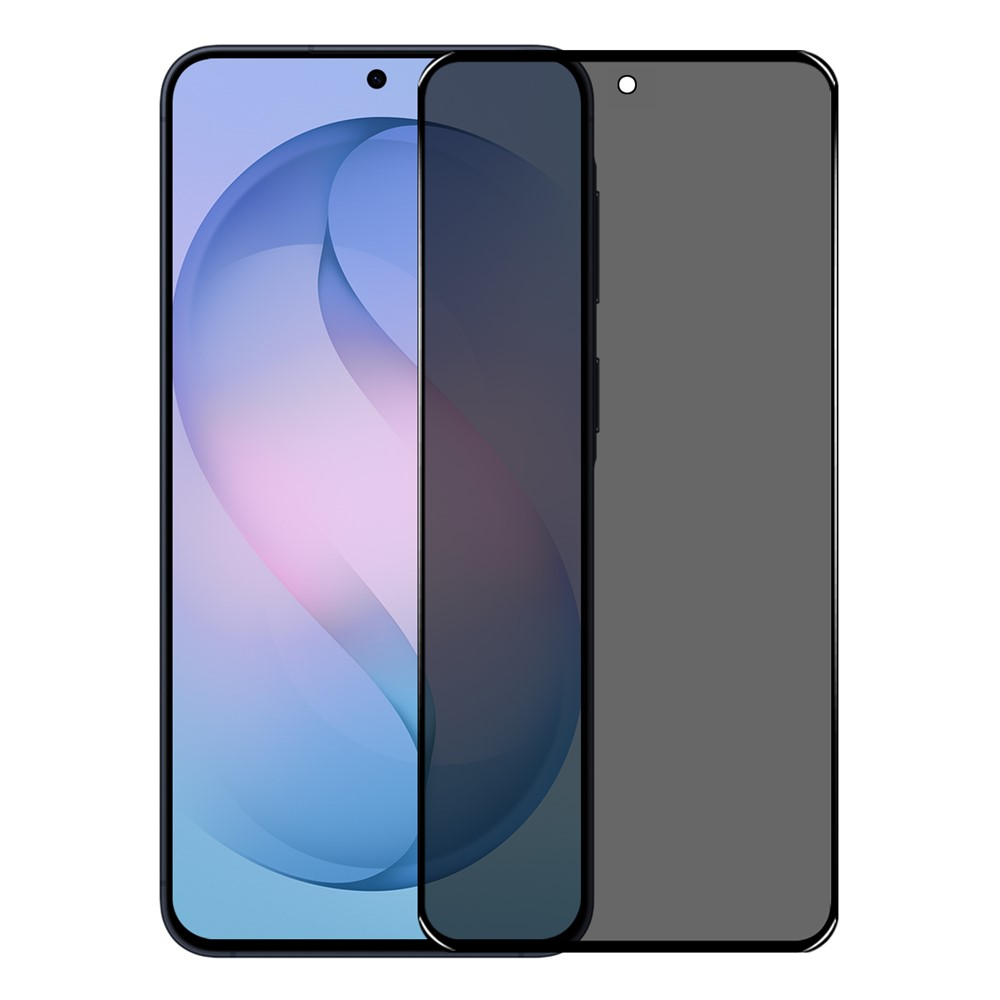 Privacy-skjermbeskytter Northjo for Samsung Galaxy S26 FE, Herdet glass, Full lim, Sett med 2 stk
