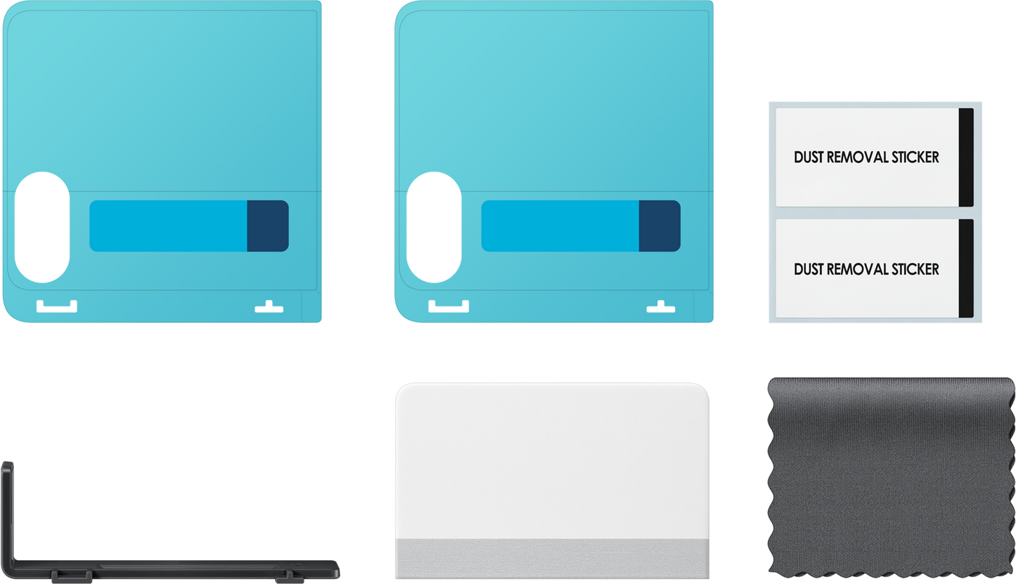 Samsung Anti-reflekterende Skjermbeskyttelse for Galaxy Z Flip8 F776, Plast, Sett med 2 stk EF-UF776CTEGWW