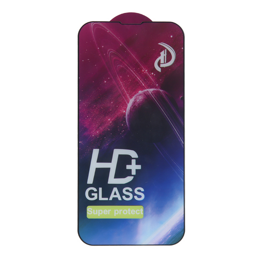 OEM skjermbeskyttelsesfilm for Apple iPhone 17 Pro Max, Herdet glass, Full lim, Sett med 10 stk, 9D, Svart
