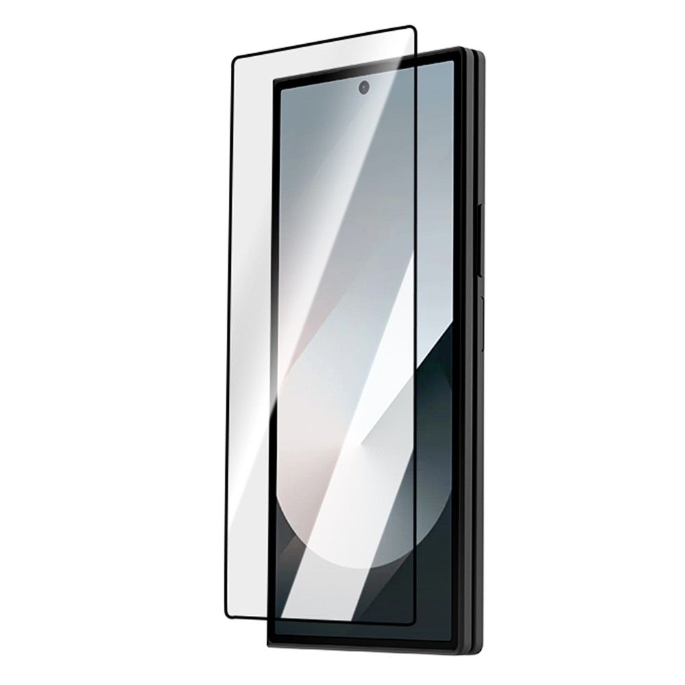 Lereach skjermbeskytter for ytre skjerm til Samsung Galaxy Z Fold8 Ultra F976 / Z Fold7 F966, herdet glass, full lim, svart