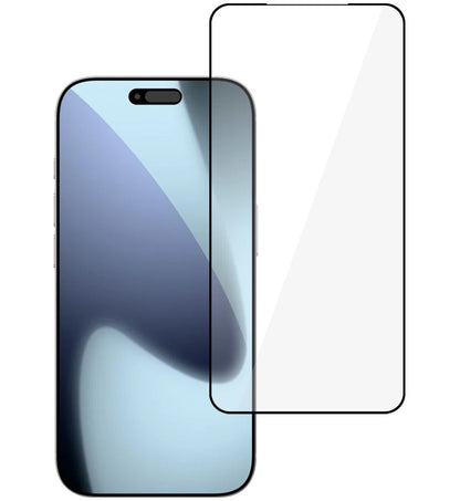Tel Protect 10X HD Plus Titanium skjermbeskytter for Apple iPhone 18 Pro Max / 17 Pro Max, herdet glass, heldekkende lim, svart