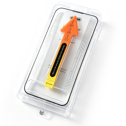 OEM Dust Free Easy Fit skjermbeskytter for Samsung Galaxy S25 S931 / S24 S921, herdet glass, heldekkende lim, svart