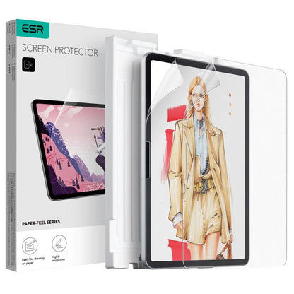 Matt skjermbeskyttelsesfilm ESR Paper Feel for Apple iPad Pro 11 (2025) / iPad Pro 11 (2024), plast, sett med 2 stk