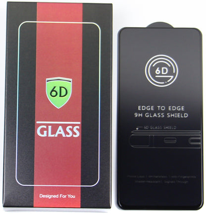 OEM skjermbeskyttelse for Apple iPhone 17e / 16e / 14 / 13 Pro, Herdet glass, Full lim, Sett med 10 stk, 6D, Svart
