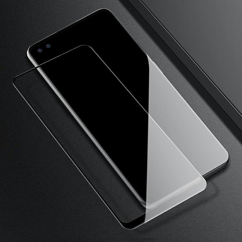 OEM skjermbeskyttelsesfilm for Oppo Reno13 F, Herdet glass, Full lim, 21D, Svart