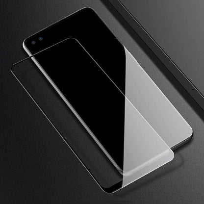OEM skjermbeskyttelsesfilm for Oppo Reno13 F, Herdet glass, Full lim, 21D, Svart