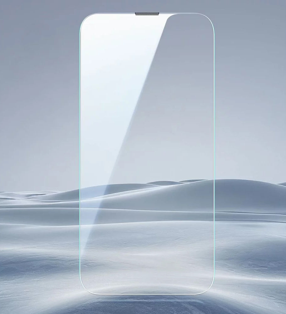 Skjermbeskytter ESR Ultrafit for Apple iPhone 17e / 16e / 14 / 13 Pro, Herdet glass, Full lim, Sett med 2 stykker