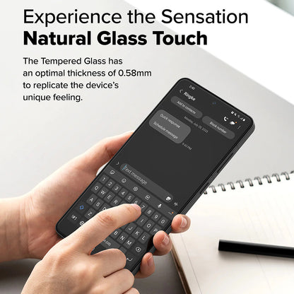 Ringke skjermbeskytter for OnePlus 13R, Herdet glass, Full lim, Sett med 2 stykker