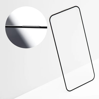 Beskyttelsesfilm OEM OG Premium for Apple iPhone 17 Pro, Herdet Glass, Full Lim, Svart