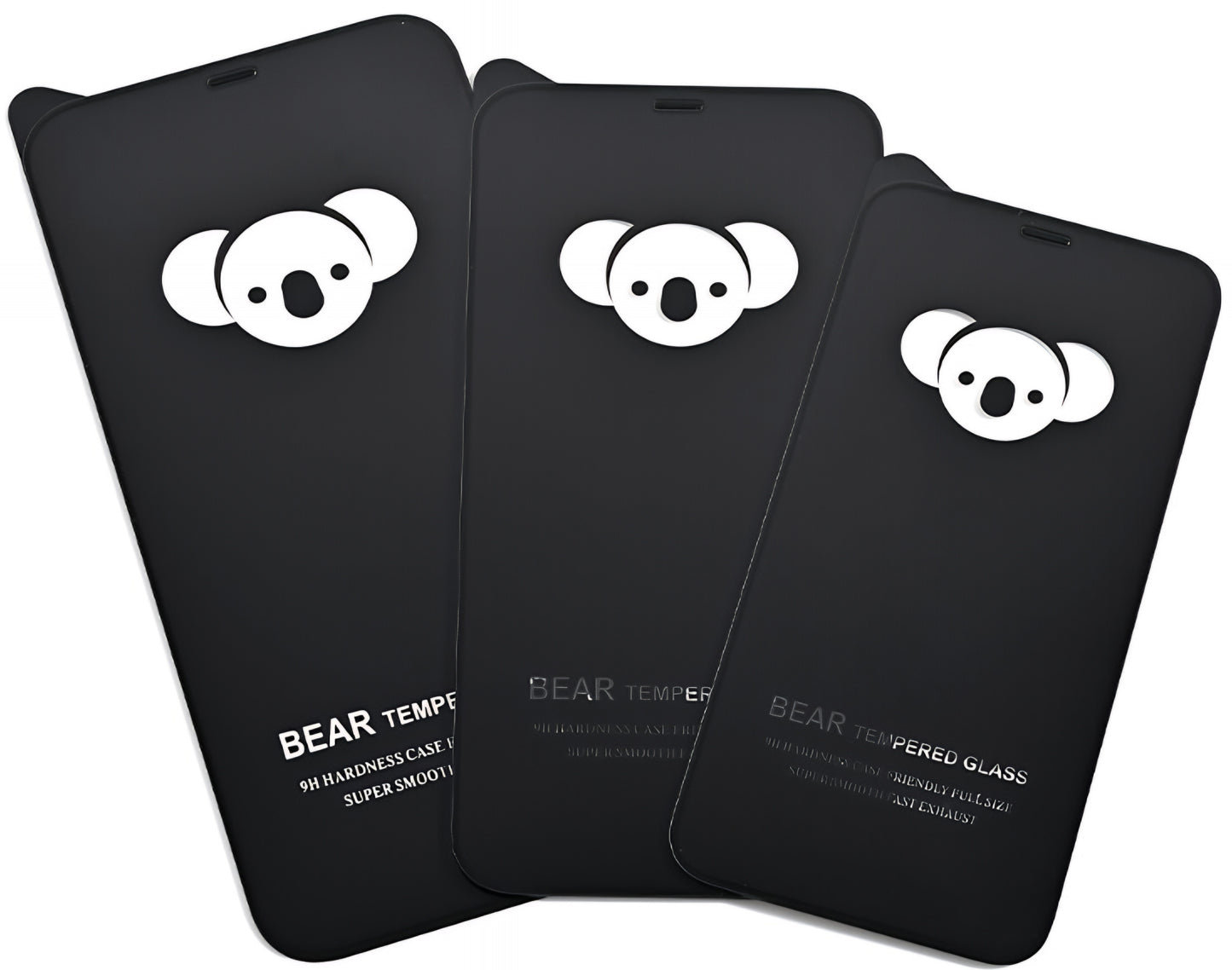 Skjermbeskyttelse Bear HD for Apple iPhone 17 Air, Herdet glass, Full lim, Svart