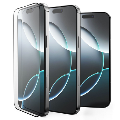 Tech-Protect FIT+ Skjermbeskyttelsesfilm for Motorola Moto G77 / G67, Herdet Glass, Full Lim, Sett med 2 stk, 2.5D, Svart