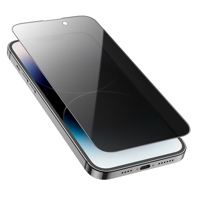 Skjermbeskytter Privacy HOCO G15 for Apple iPhone 16 Plus / 15 Plus, Herdet Glass, Full Lim, 5D