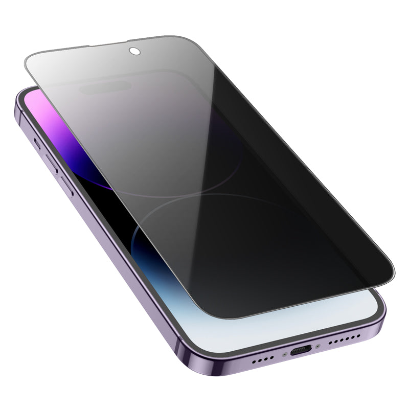 Skjermbeskyttelsesfolie Privacy HOCO G15 for Apple iPhone 14 Pro Max, Herdet Glass, Full Lim, 5D