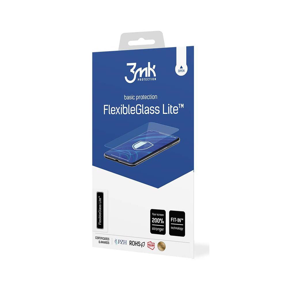 Skjermbeskytter 3MK FlexibleGlass Lite for Motorola Moto G06 Power / G06, Fleksibelt Glass, Full Lim