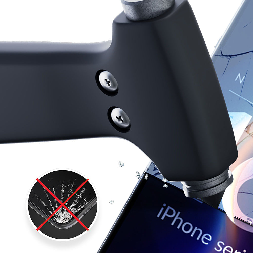 3MK FlexibleGlass skjermbeskyttelse for Apple iPhone 16 Pro, fleksibelt glass, full lim