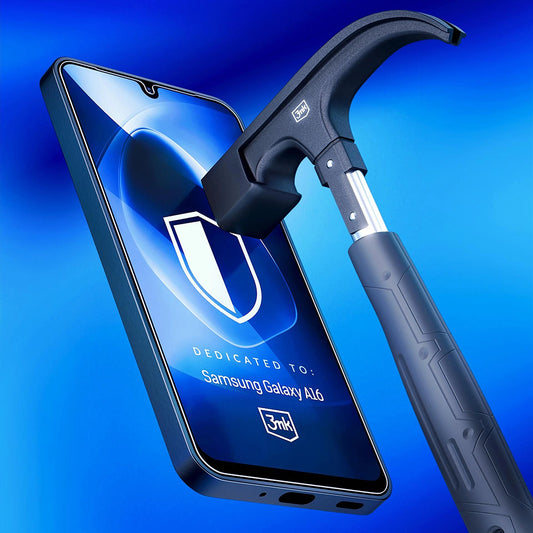 Skjermbeskytter 3MK FlexibleGlass for Apple iPhone 17, Fleksibelt Glass, Full Lim