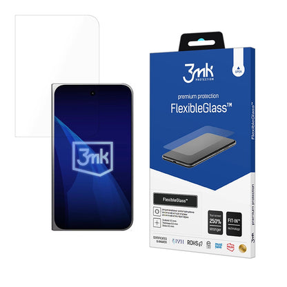 3MK FlexibleGlass skjermbeskyttelse for Apple iPhone Duo, fleksibelt glass, full limflate