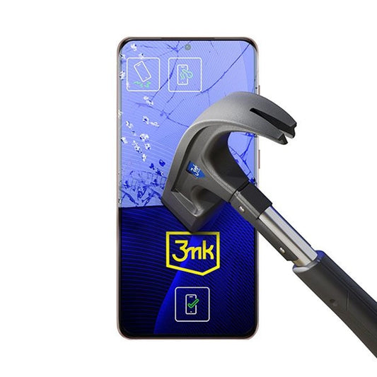 3MK FlexibleGlass skjermbeskyttelse for Google Pixel 8 Pro, fleksibelt glass, full lim