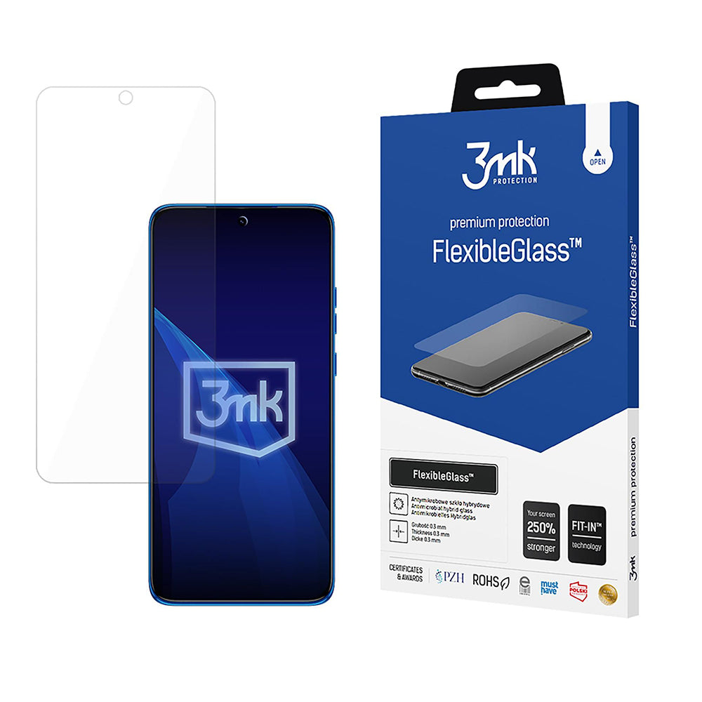 3MK FlexibleGlass skjermbeskyttelse for Motorola Edge 60 Neo / Edge 50 Neo, fleksibelt glass, full lim