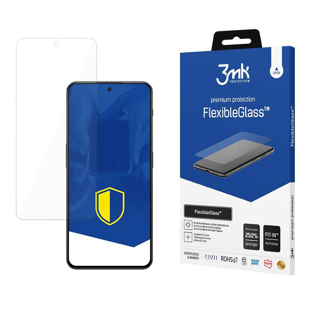3MK FlexibleGlass skjermbeskyttelse for OnePlus Nord 3, fleksibelt glass, full lim