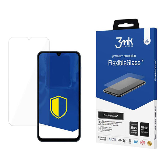 Skjermbeskytter 3MK FlexibleGlass for Samsung Galaxy A15 5G A156 / A15 A155, Fleksibelt Glass, Full Lim