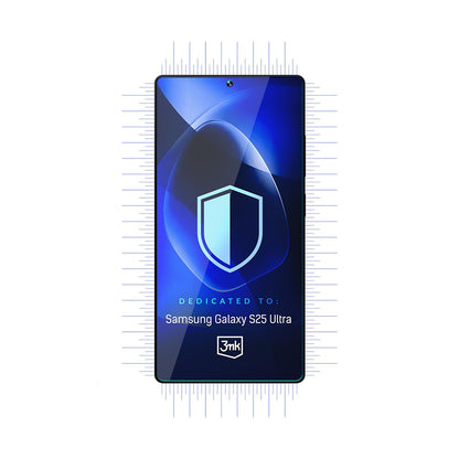 Skjermbeskyttelsesfilm 3MK FlexibleGlass for Samsung Galaxy S25 Ultra S938, Fleksibelt glass, Full lim