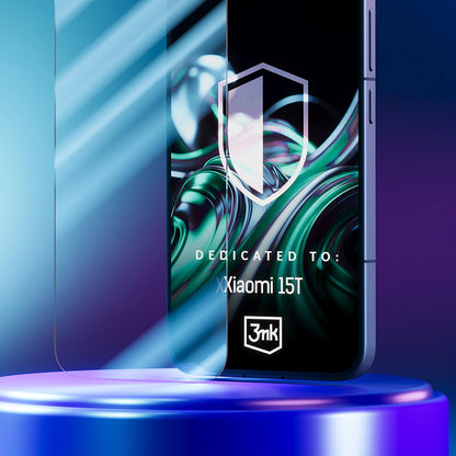 Skjermbeskytter 3MK FlexibleGlass for Xiaomi 15T, Fleksibelt Glass, Full Lim